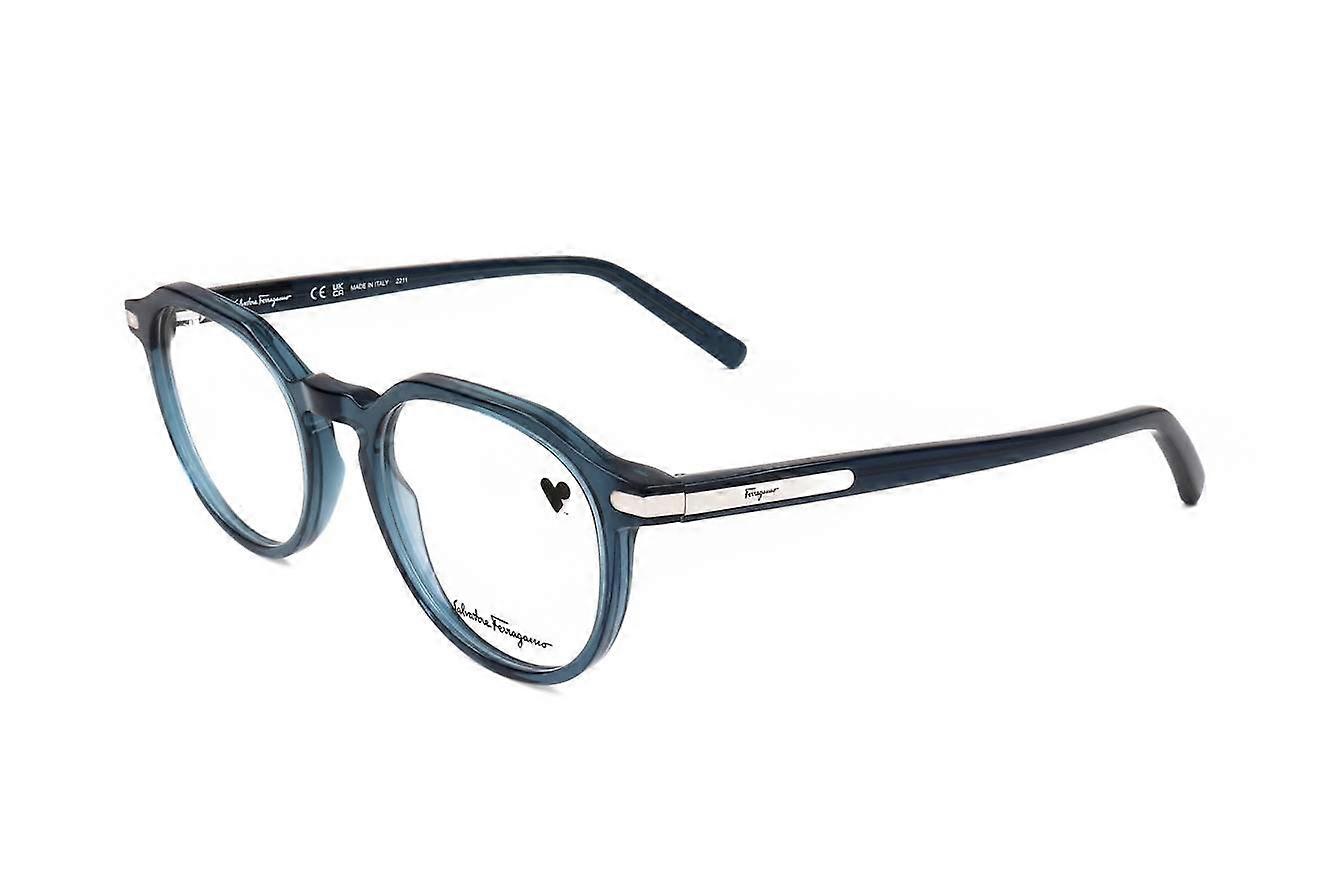 Eyewear Frames Ferragamo SF2955 414 CRYSTAL NAVY BLUE 51/20/145 MAN