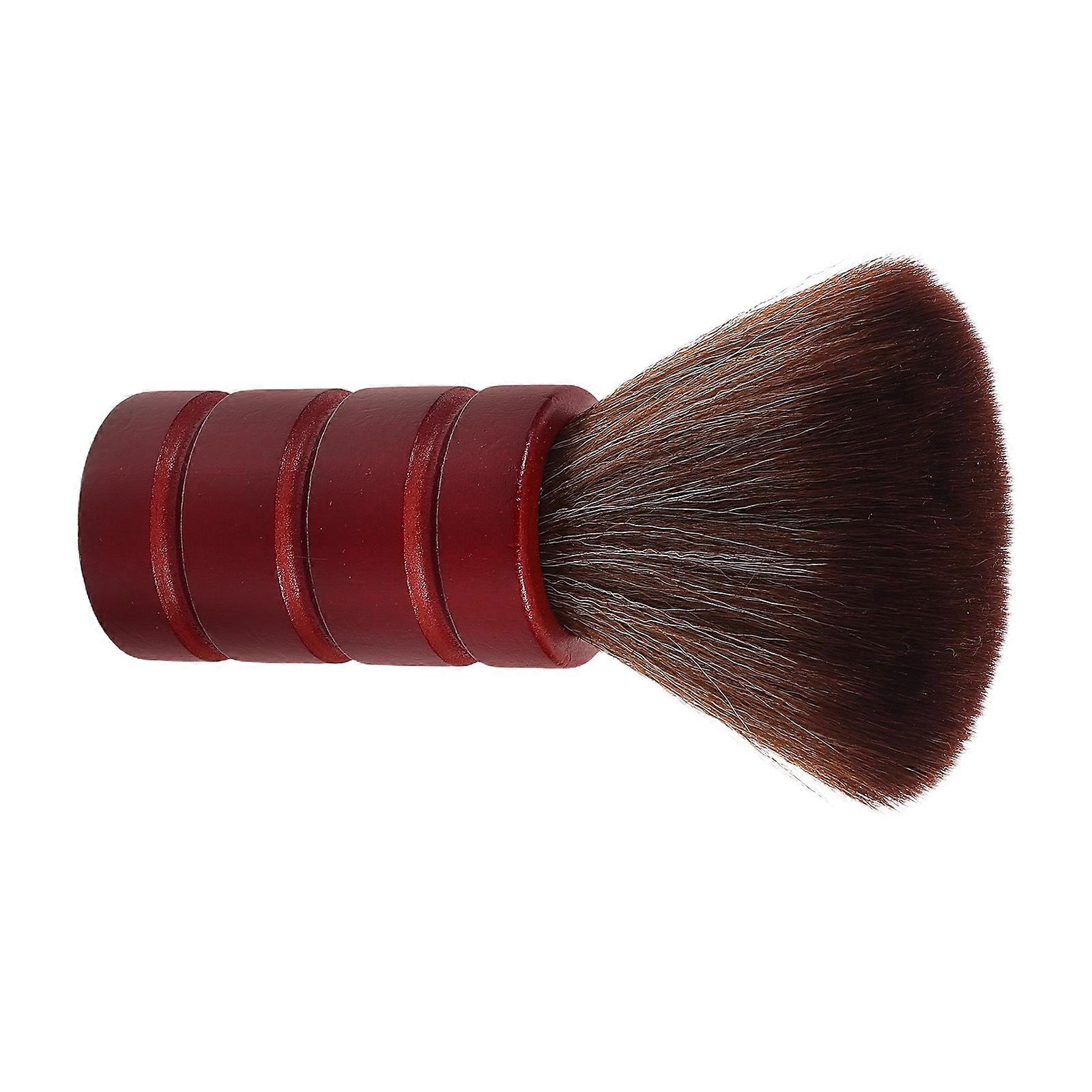 Professional Neck Duster Brush for Barbers Soft Bristle Cleaning Tool for Hair Removal, Ergonomic Handle, Elegant Design for Salon Use