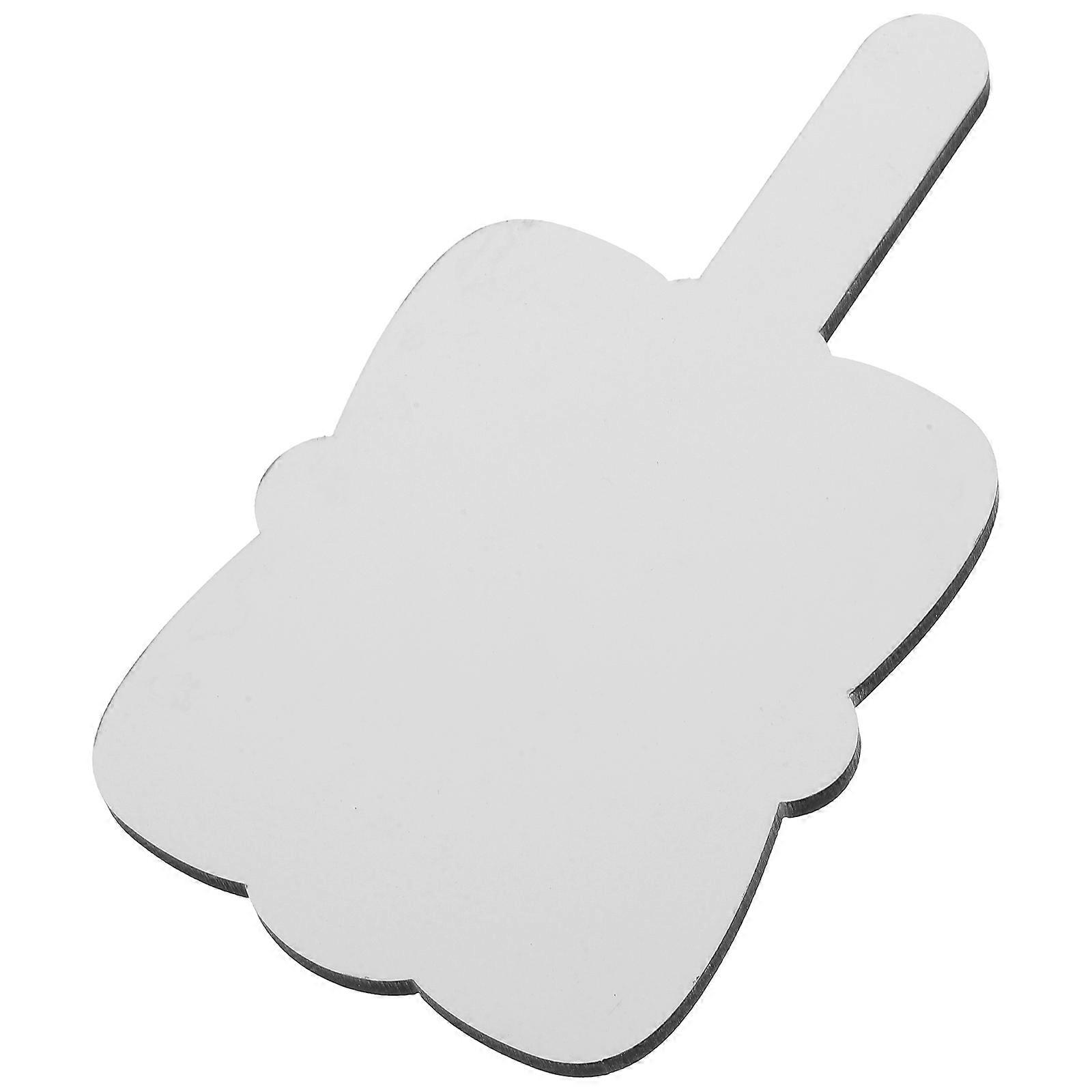 Creative White MDF Sublimation Blank Wood Decoration for Crafts and Party Scene Layout Decor