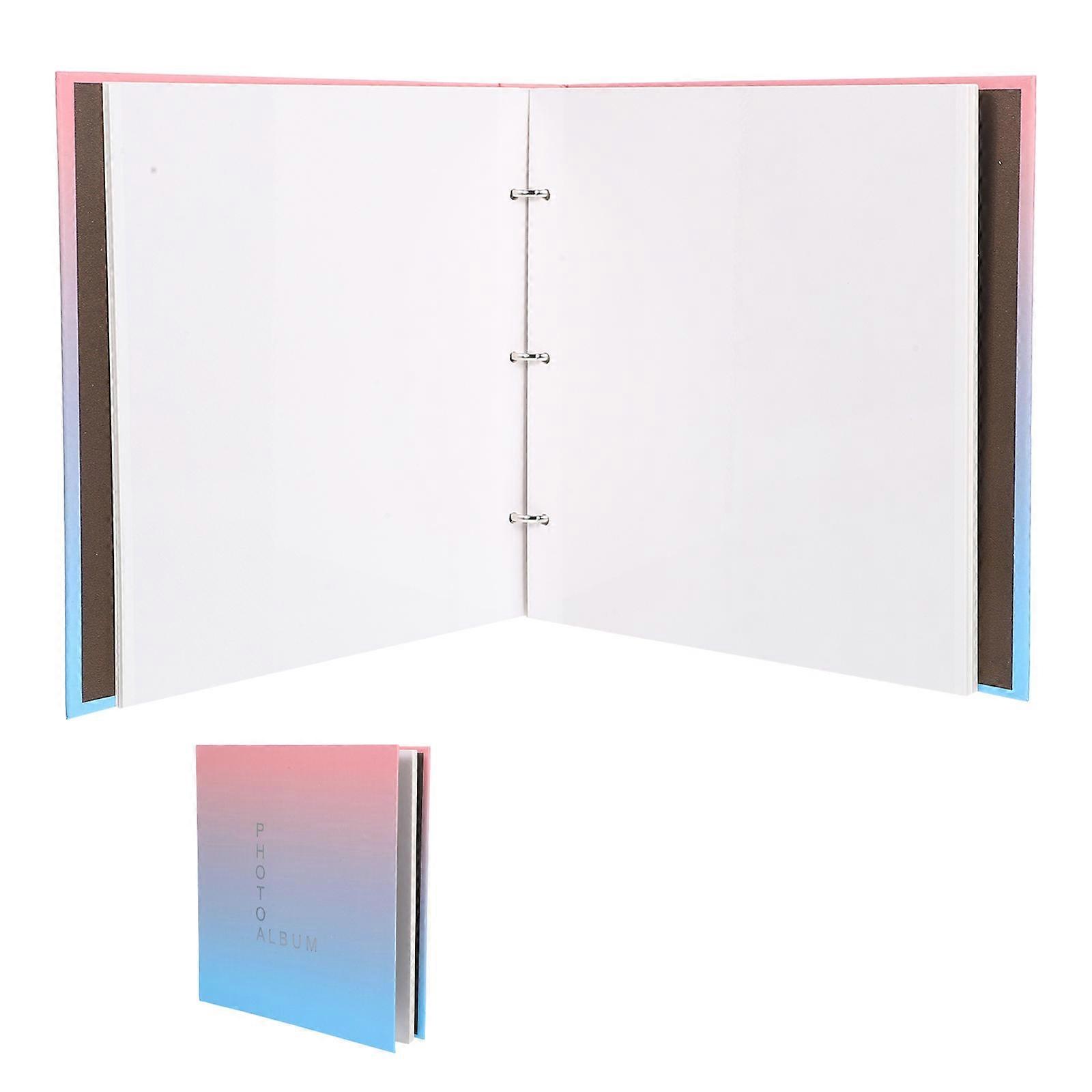Adhesive Photo Album Ring Binder for DIY Scrapbook and Dried Flower Organization with Sticky Pages for Pressed Flower Enthusiasts