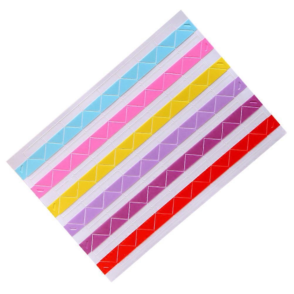 Photo Corner Stickers Set with 10 Sheets Each Sheet Has 24 Pieces for Protection Assorted Color