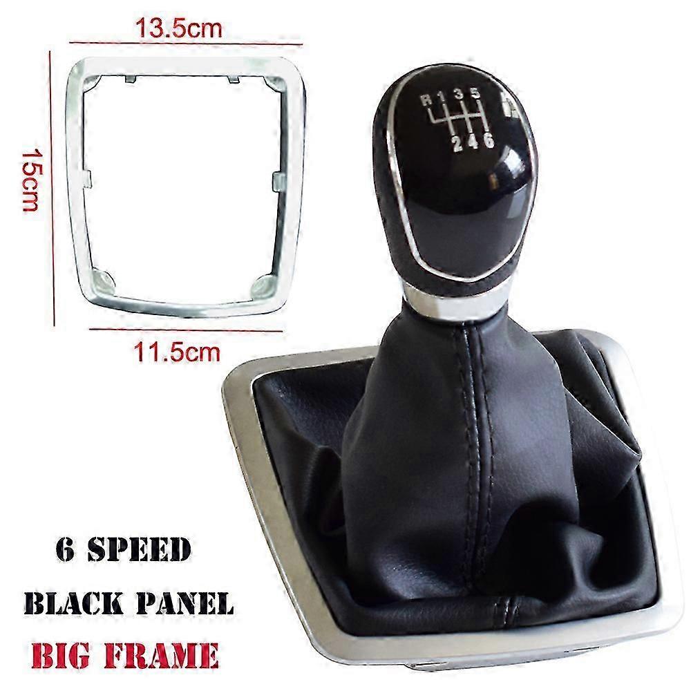 Fit For Ford Focus 2 Mk2 Fl C-max 06-11 Mk3 Mk4 Galaxy Mt 5/6 Speed Gear Shift Knob Lever Gaiter Boot Leather Cover - Gear Shift Knob