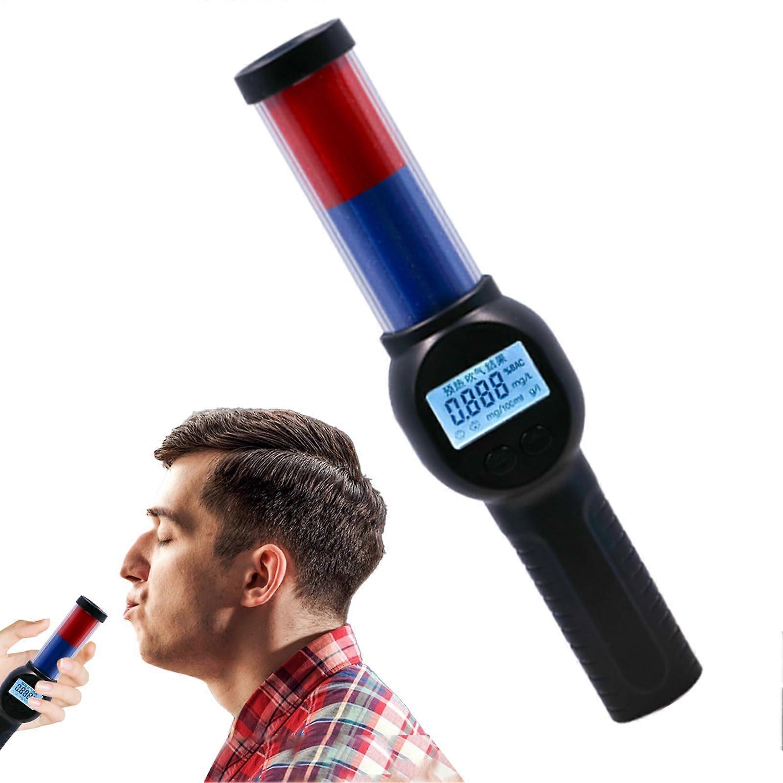 Alcohol Blower Breathalyzer, Digital Display Rechargeable Detector for Safety