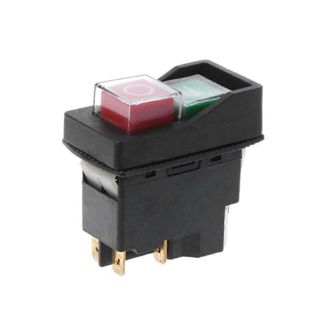 KJD17 4 PIN, Electromagnetic Switch, 250V50/60Hz, 16(12) A, Waterproof Magnetic Pressure Button Switch, IP55