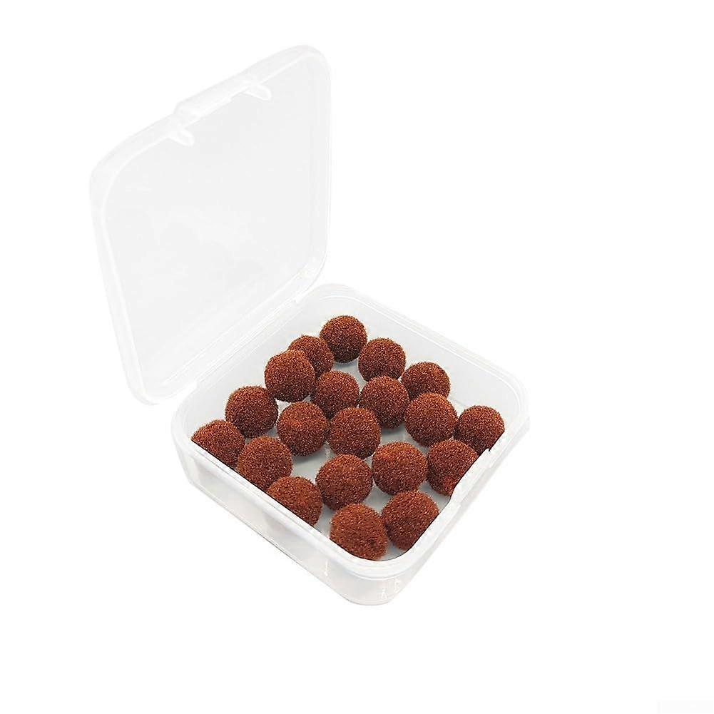 Floating Balls Made Easy with 20/100, Specially for Fly Hook Applications, 20pcs Brown'