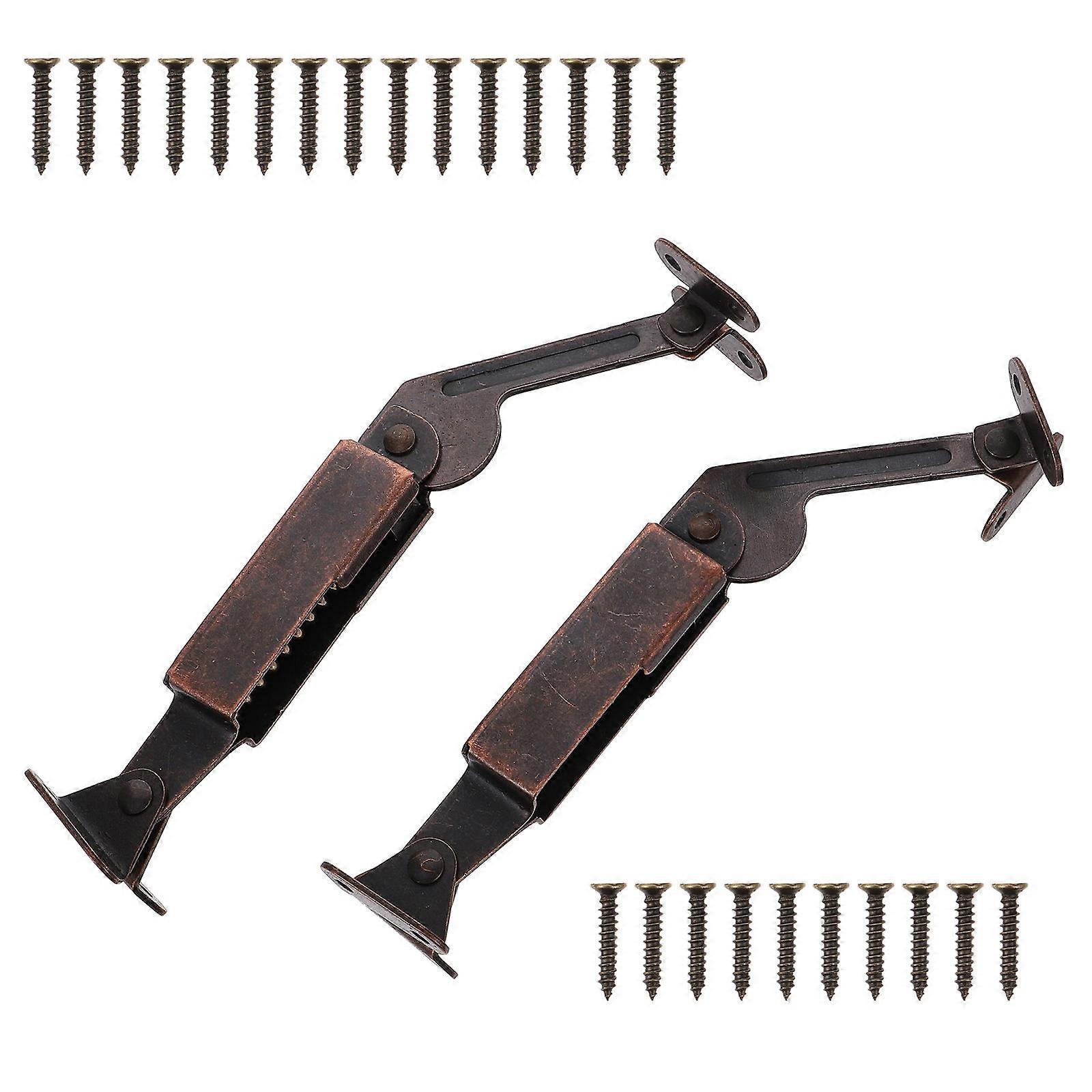 2pcs Spring Lid Support Hinges for Cabinet – Heavy Duty, Compact Design, Versatile Installation for Lids and Doors