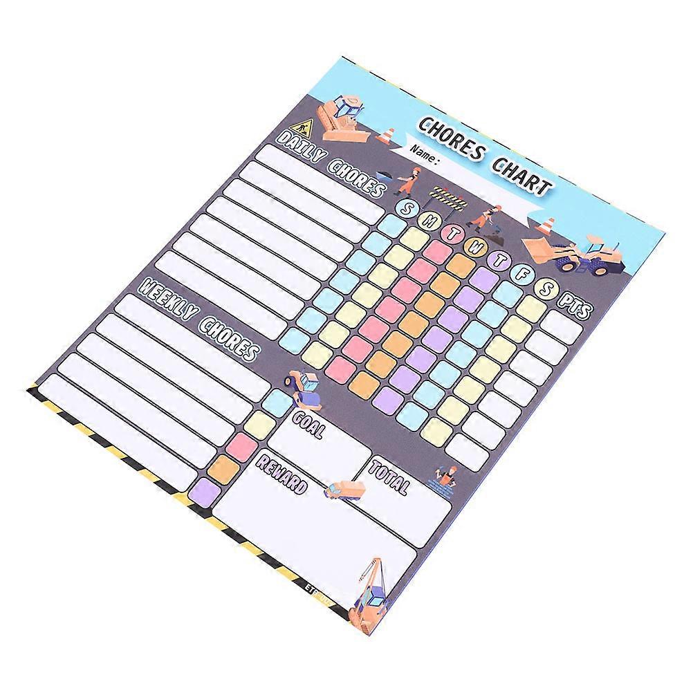 Children Behavior Chart Multi-Function Magnetic Accessory Weekly Planning Rectangle Encourages Good Behavior 1 Set