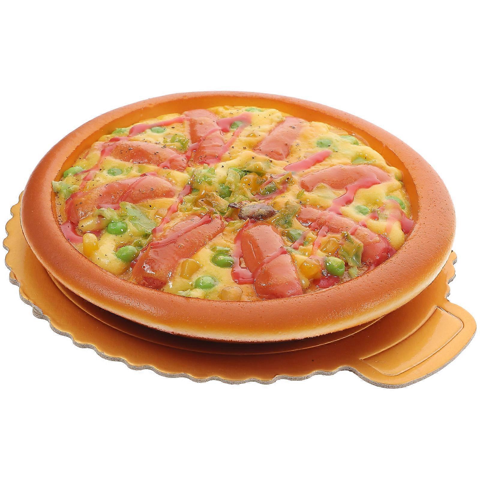 Faux Pizza Simulation Model Ideal For General Users In Various Occasions Such As Parties With Round Shape 1Pcs