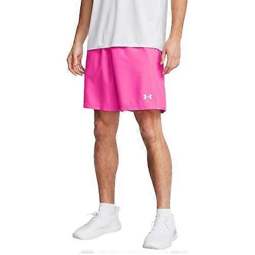 Under Armour 男式 HalfBack 压花编织训练短裤
