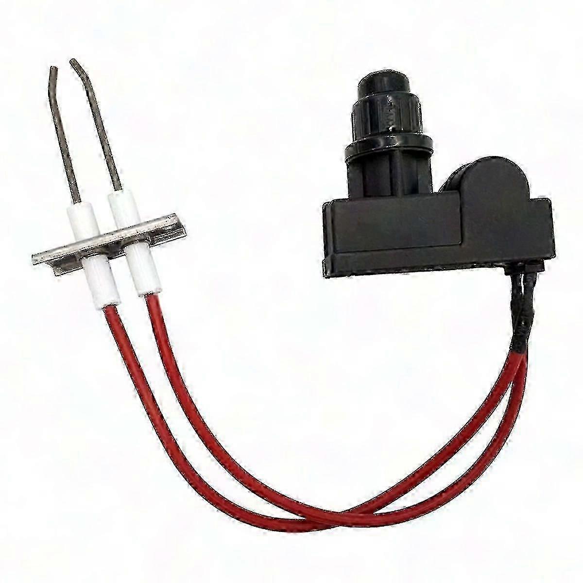 Gas Grill Igniter Button Control Automatic Switch with AA Battery & Electrode Spark Replacement for Alcohol Igniter