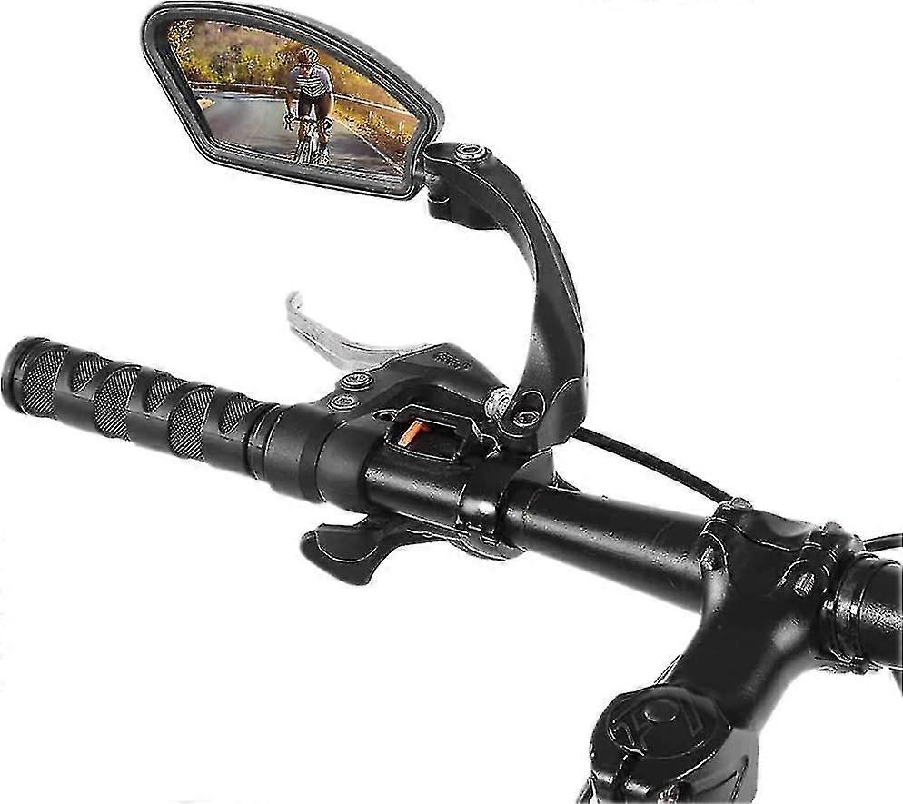 Bicycle Rear View Mirror, Bicycle Handlebar Right/left Rating Rear View 180 Rotating Mirror For Mountain Road Bikes