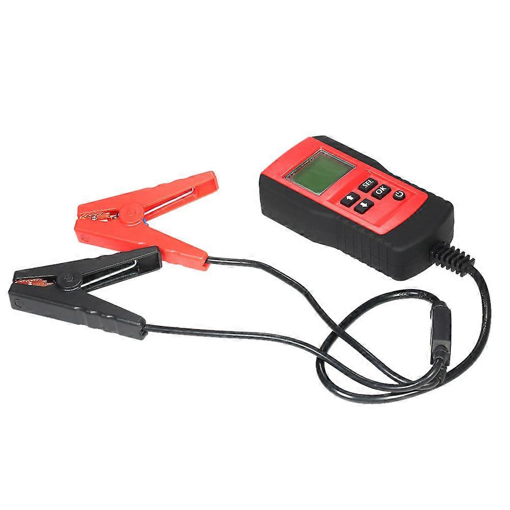 Auto Battery Tester   Durable Car Battery Analyzer with LCD Screen, Continuous Testing, High Definition Display & Flexible Measurement Range