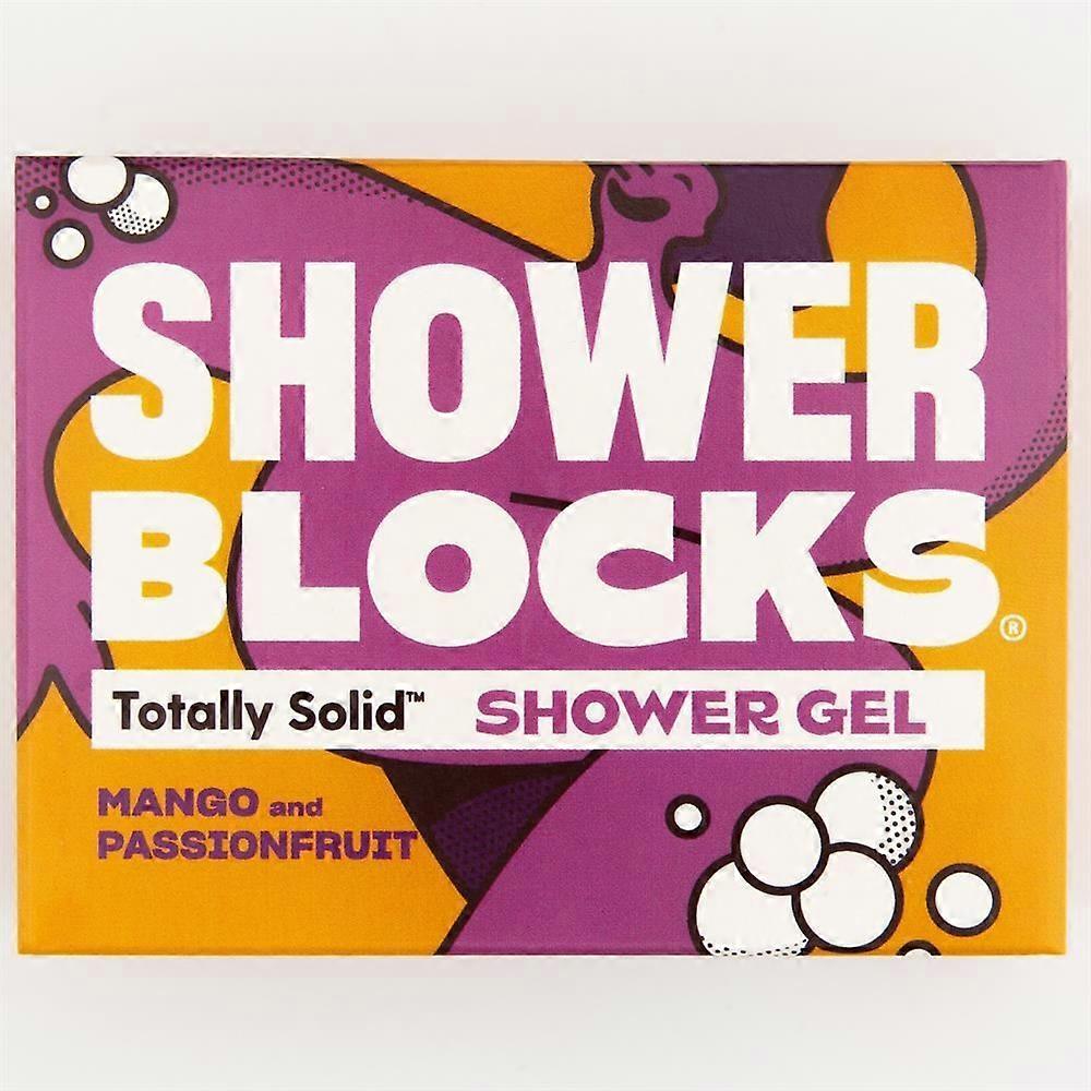 Shower Blocks Solid Shower Gel in Mango Passionfruit 100g - 2 Pack
