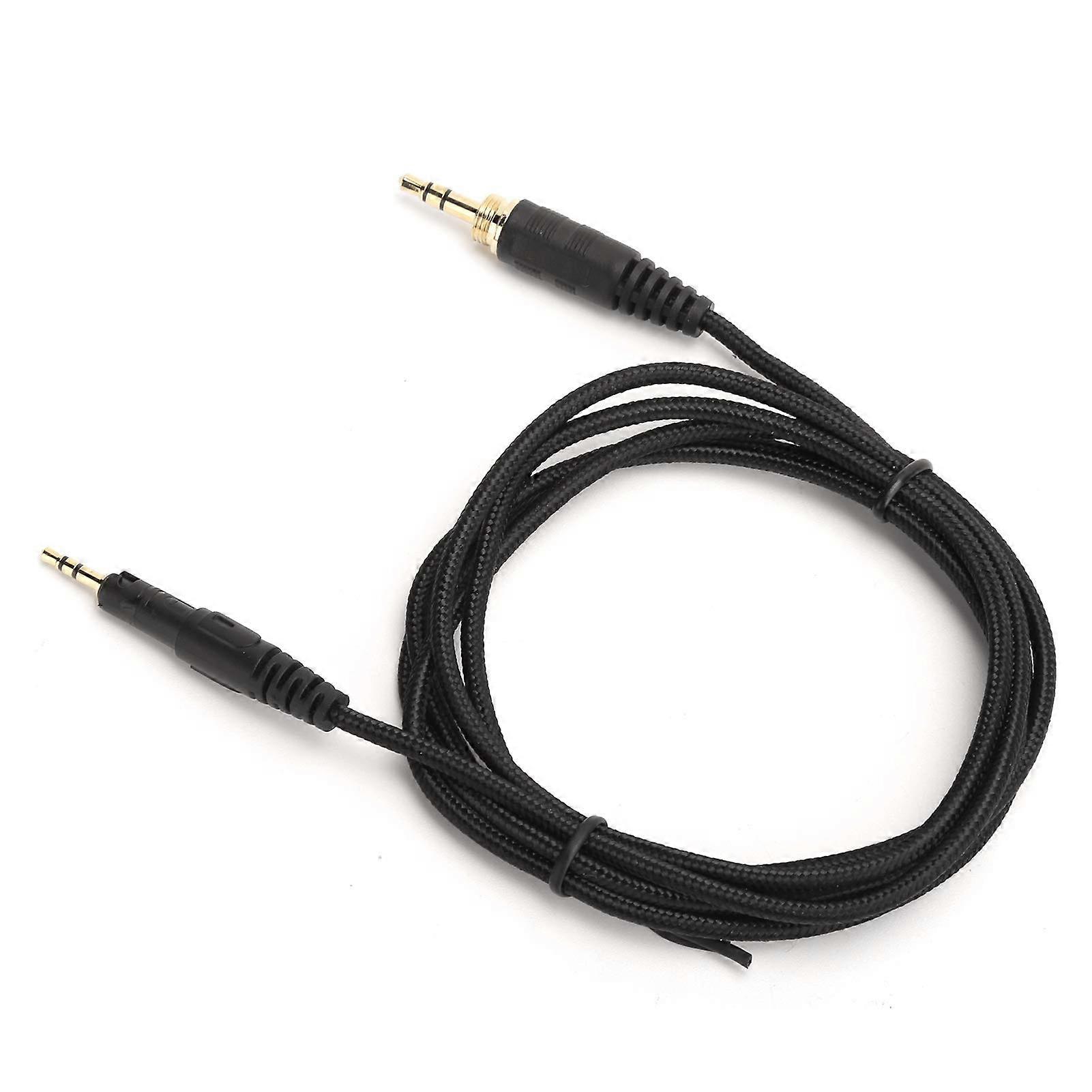 Headphone Cable Braid Wire Replacement for ATHM50XM40X,Transparent and Sound 3.0mm Cable,Ergonomic Design for Music Lovers