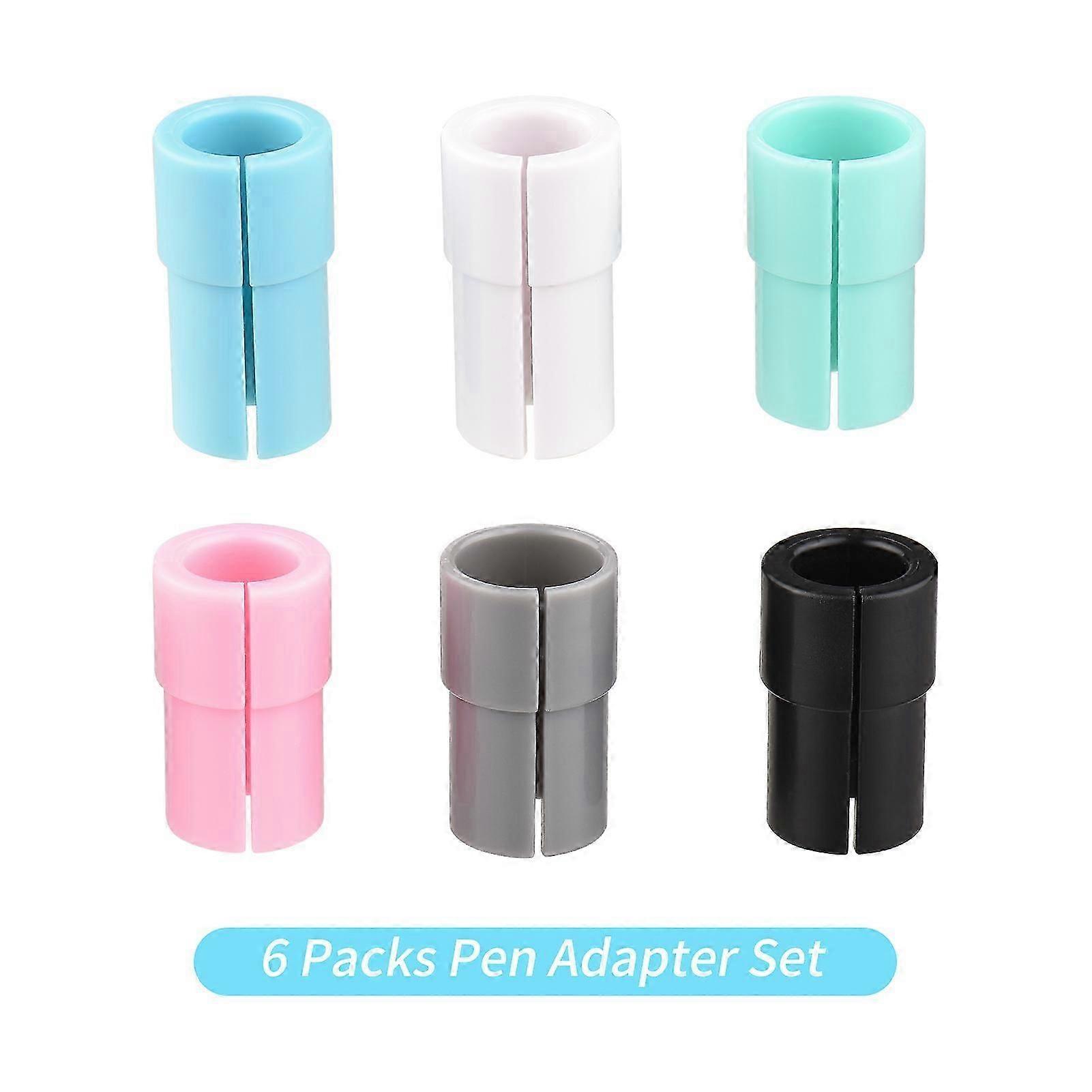 6PCS Pen Adapter Set Marker Holder Replacement for Sharpie Fine Point Markers/Ultra Fine Point Markers/Art Pens Compatible with Cricut Explore Air 3/