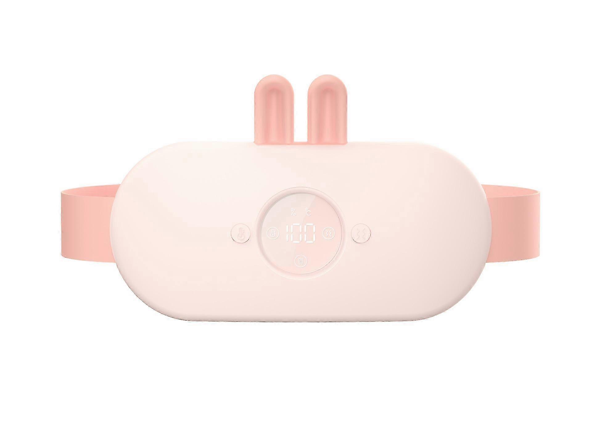 Portable Heating Pad, Cordless Back Pain Heating Pad, Pink