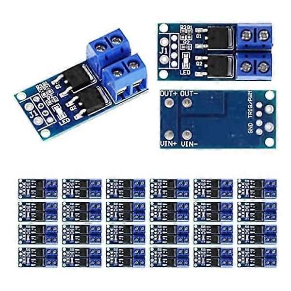 30 pcs MOS Transistor Control Module Trigger Switch DC5V-36V 15A (Max 30A) PWM Setting Electronic Switch Control Board