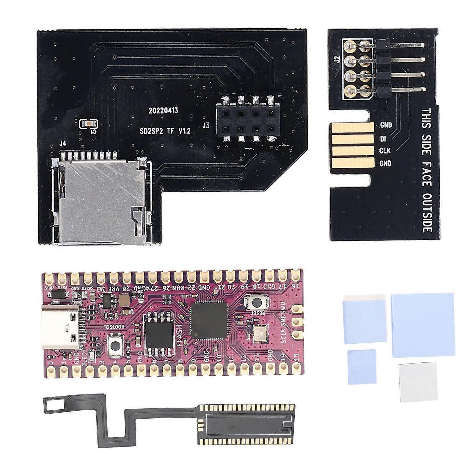 for Picoboot Development Board FPC Flex Ribbon Cable with Micro Storage Card Reader Adapter for GC DOL 001 Retro Console