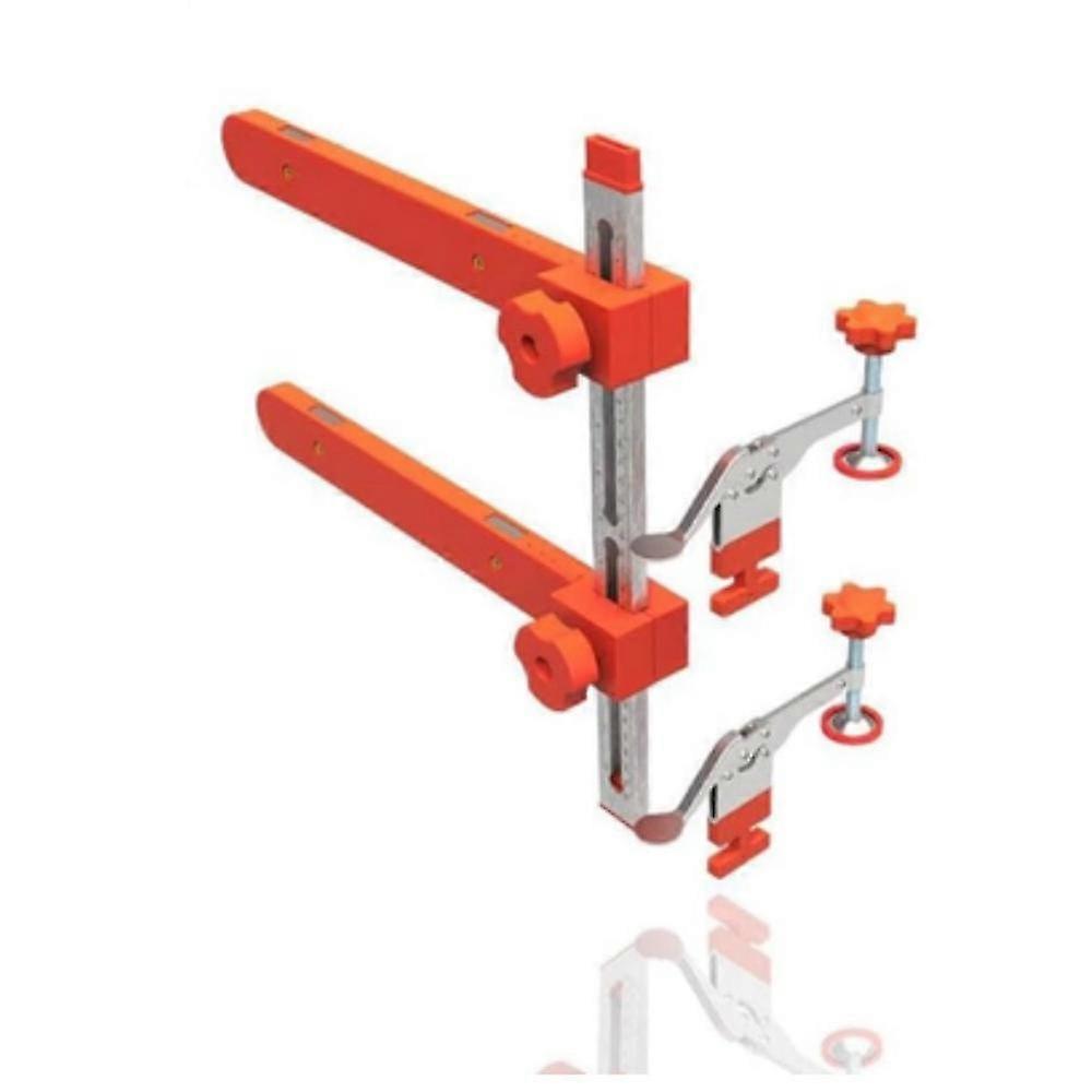 Drawer Slide Installation Jig Kit with Toggle Clamp & Magnetic Arm