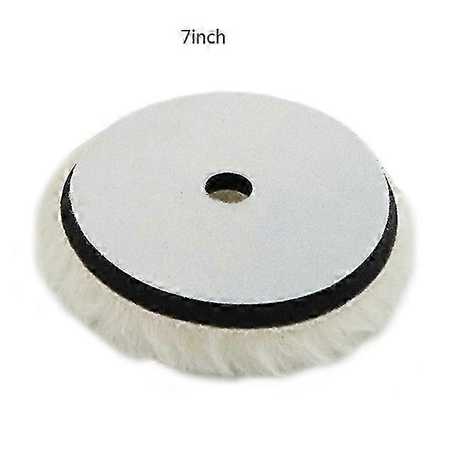 1Pc 6"/7" Wool Polishing Pad For Polisher Machine Waxing ...