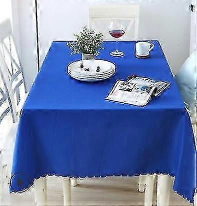 Tablecloths 90cm Pure Color Rectangular 100% Polyester Table Dining...