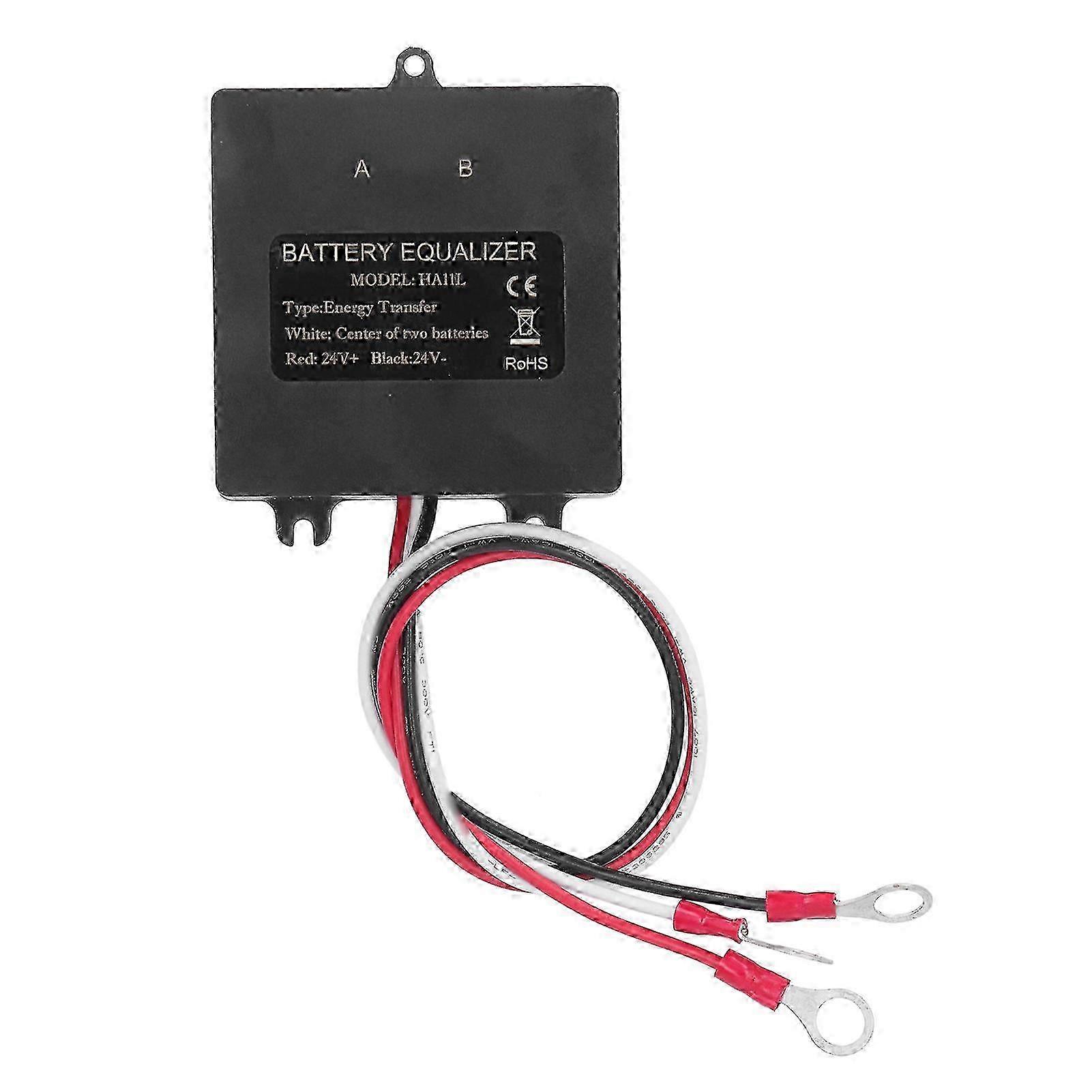 24V Battery Equalizer with LED Display Automatic Battery Voltage ncer for NIMH Lithium Iron Phosphate Batteries