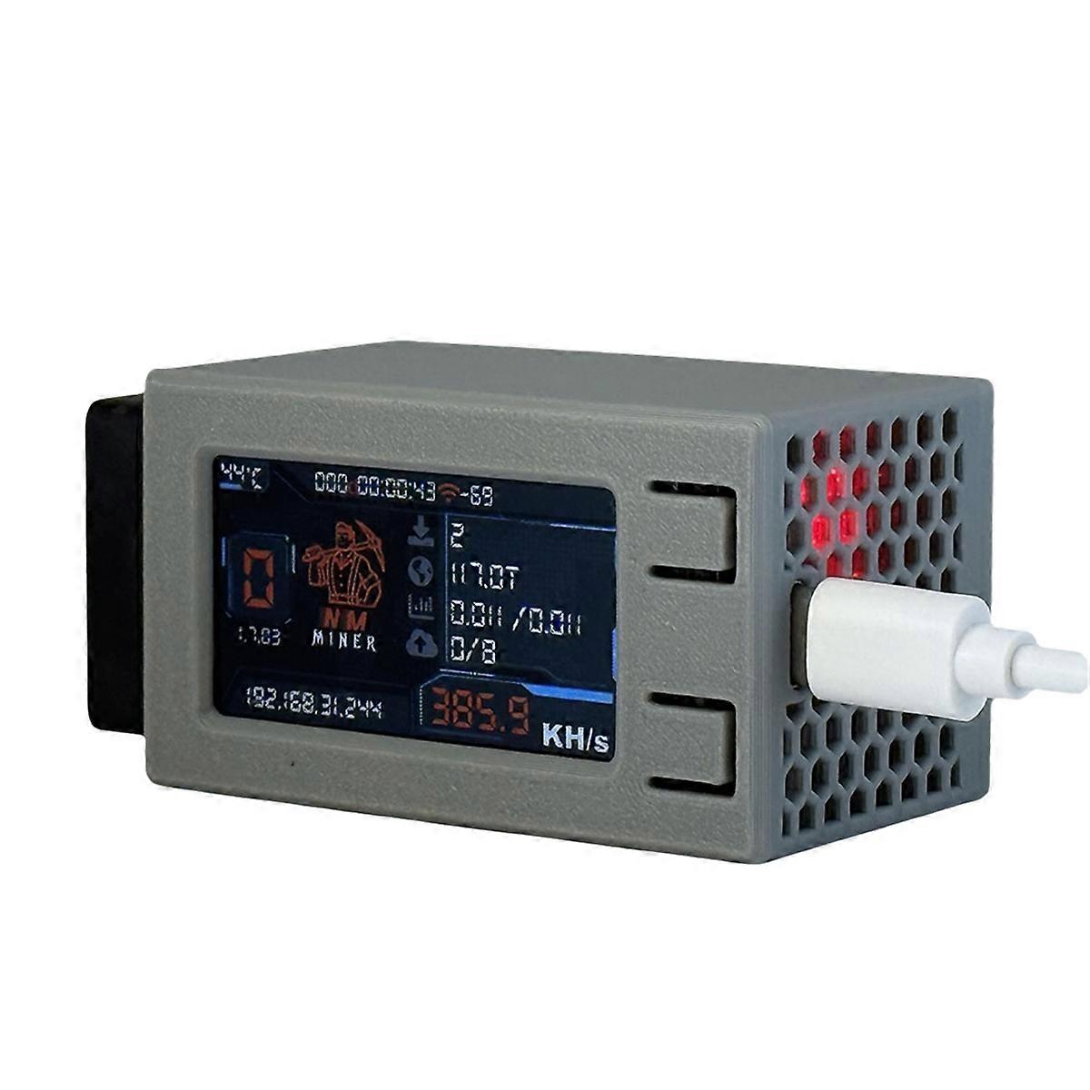 Nerdminer V2 Pro Max NMMiner with Cool Fan 390KH/S Solo Lottery Miner  Bitcoin Crypto Miner