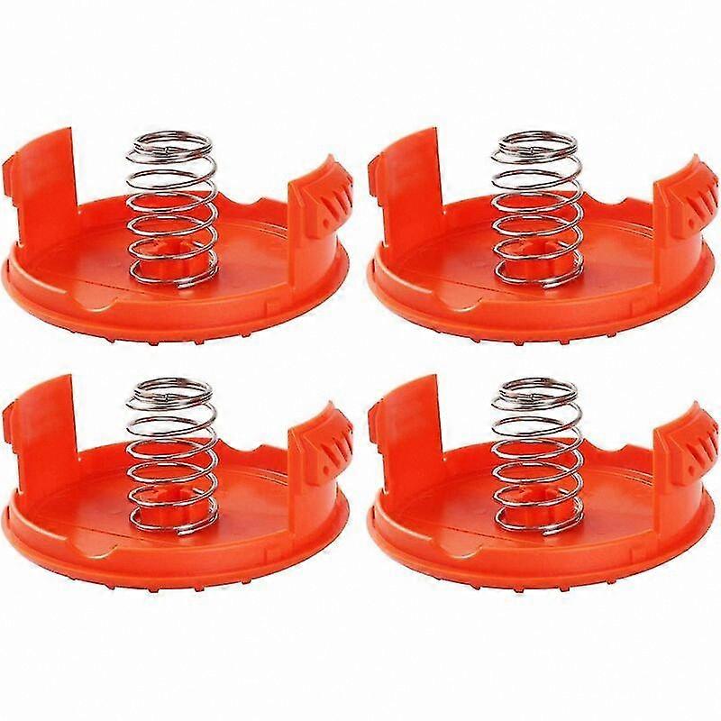Replacement Spool Caps and Springs for String Trimmers, 4PCS Each, Compatible with 29g Models