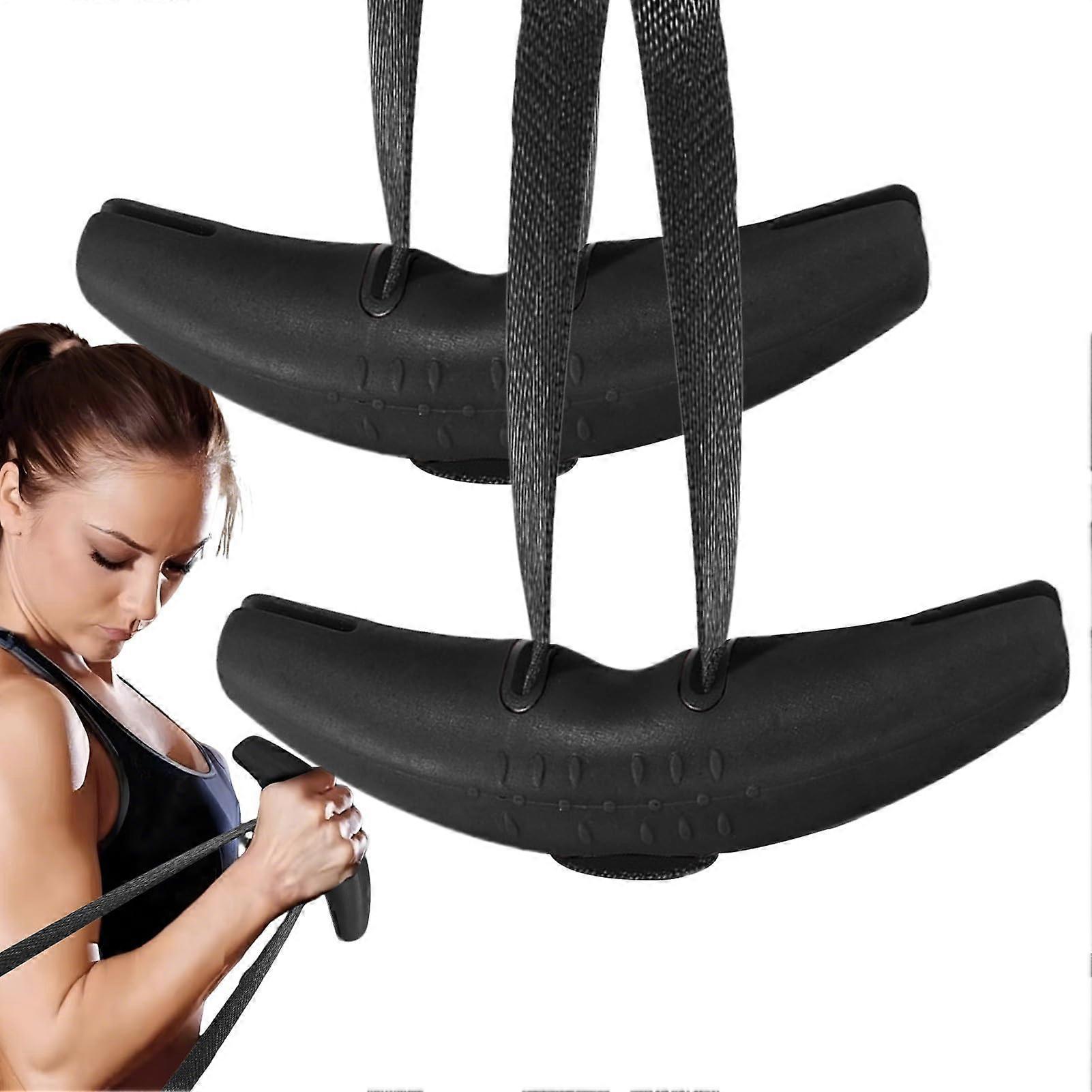 Gym Handles for Cables Pack of 2 Exercise Handles, Attachments for Full Body Workout Compatible with Most Cable Machines