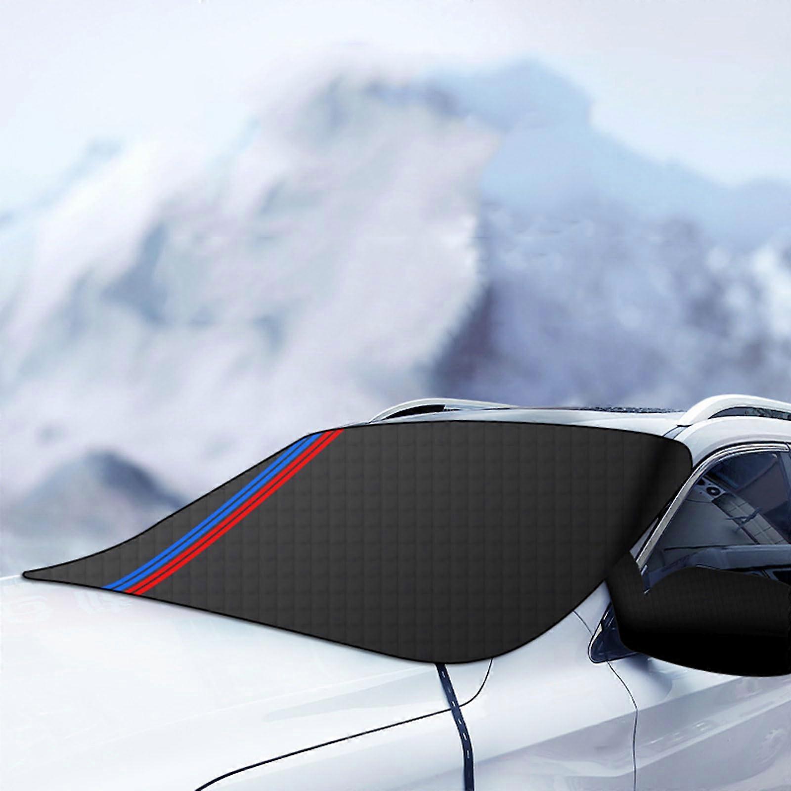 Winter Windshield Covers For KIA Sportage 20112016 Waterproof Reflective Magnetic Frost Guard Snow Cover Large Black