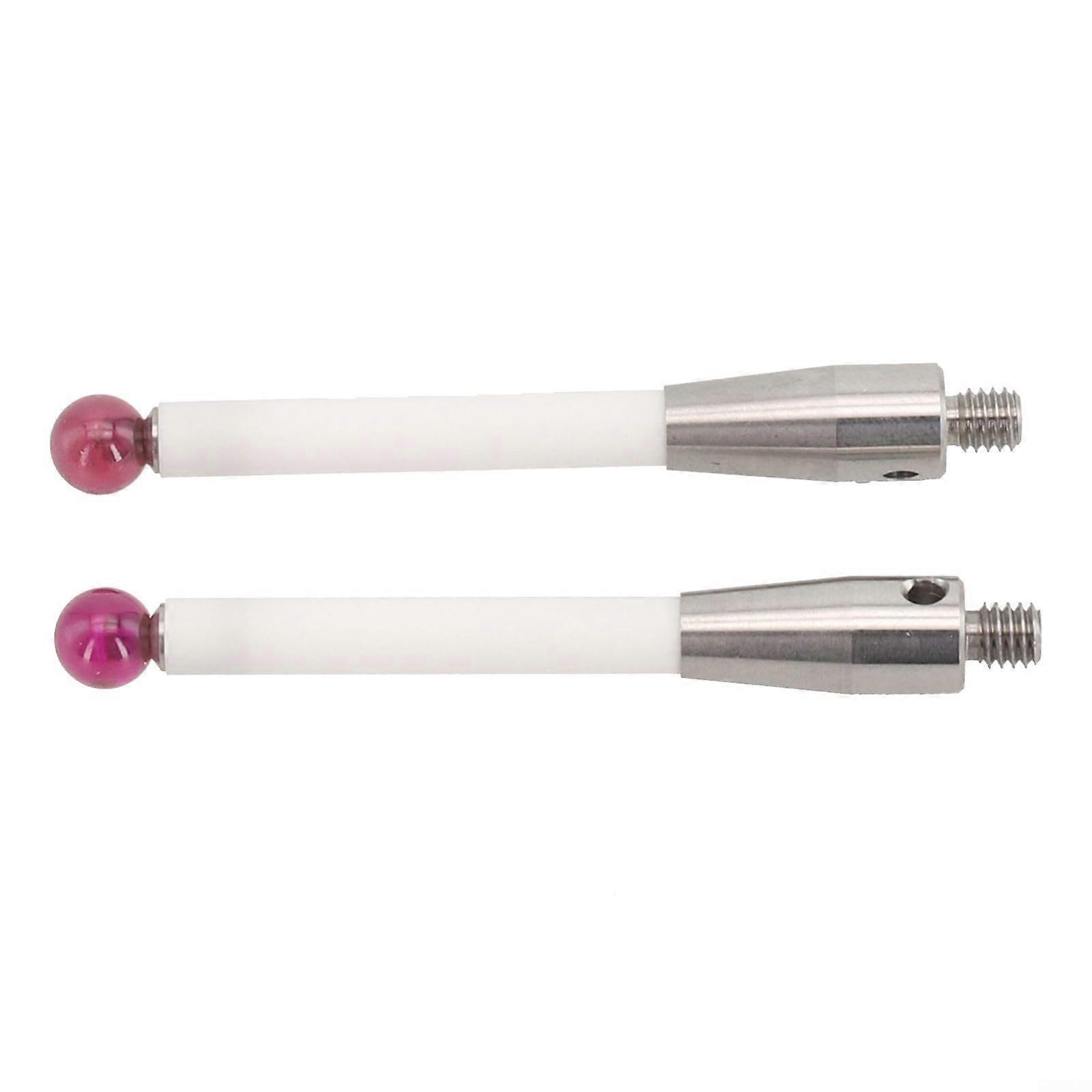 CMM Touch Probe Stem 2Piece A50003709 Stainless Steel Threaded Handle Measurement Tool For CNC Metalworking