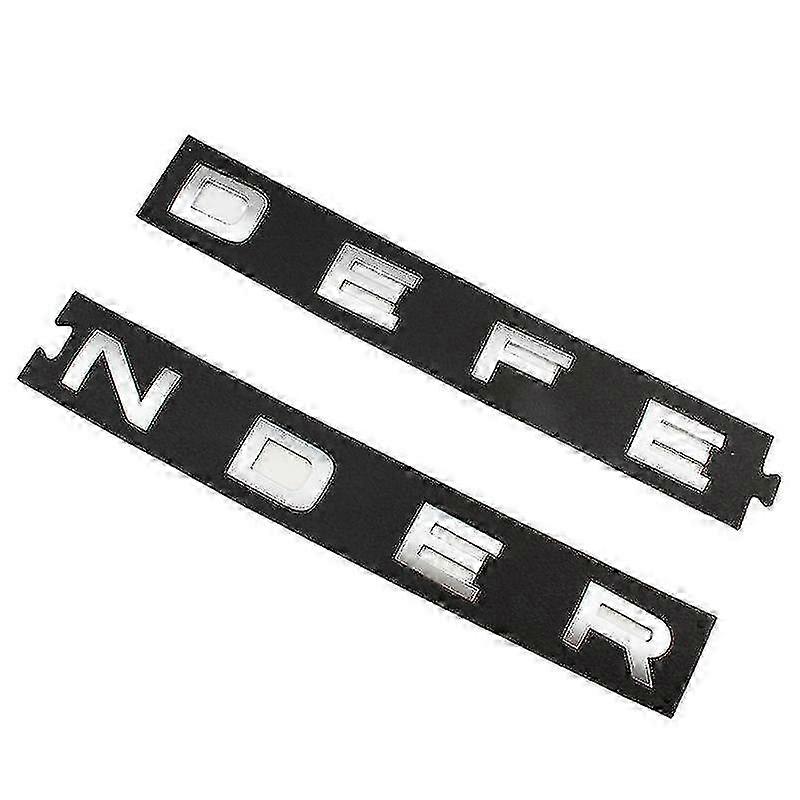 3D ABS Defender Hood and Trunk Emblem Stickers for SUV Accessories 2020-2021