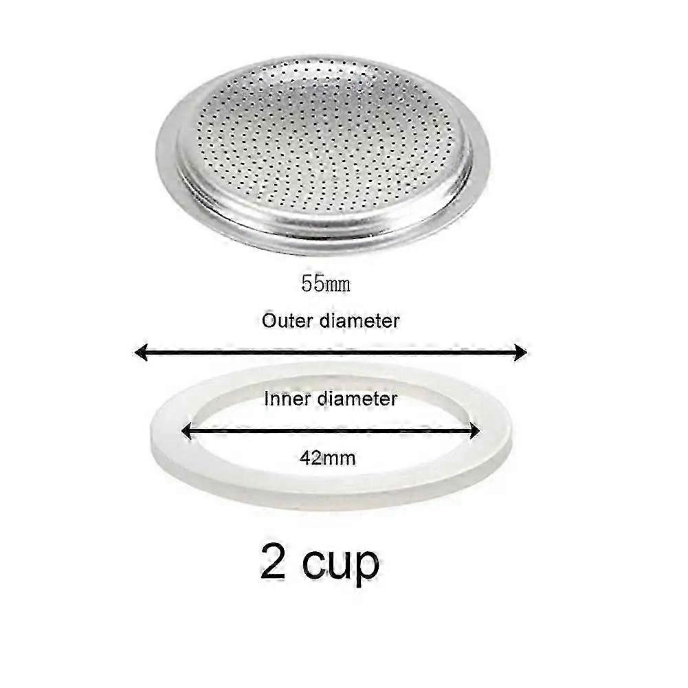 Moka Pot Replacement Seals in Multiple Sizes for Universal Fit