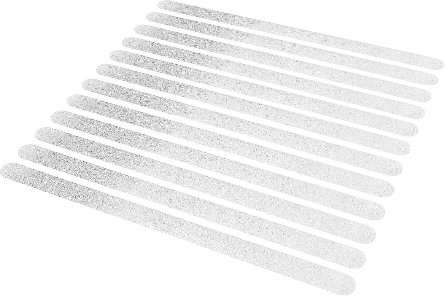 Non-slip shower and bath strips, set of 12 shower trims, transparent bath trim,