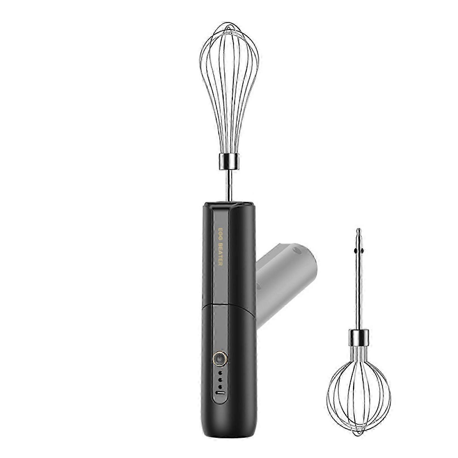 Wireless Folding Handle Electric Whisk Anti-Rust Non-Stick Food Blender for Baking