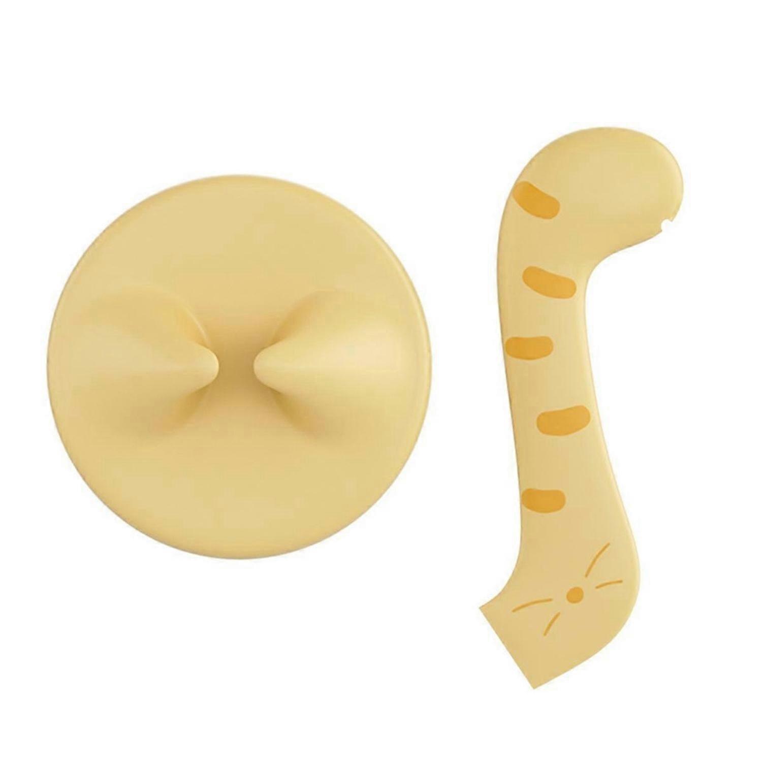 Pet Spoon and Can Opener-Multifunctional Silicone Tool,Sealing Lid and Food Storage, Ideal for Cat a