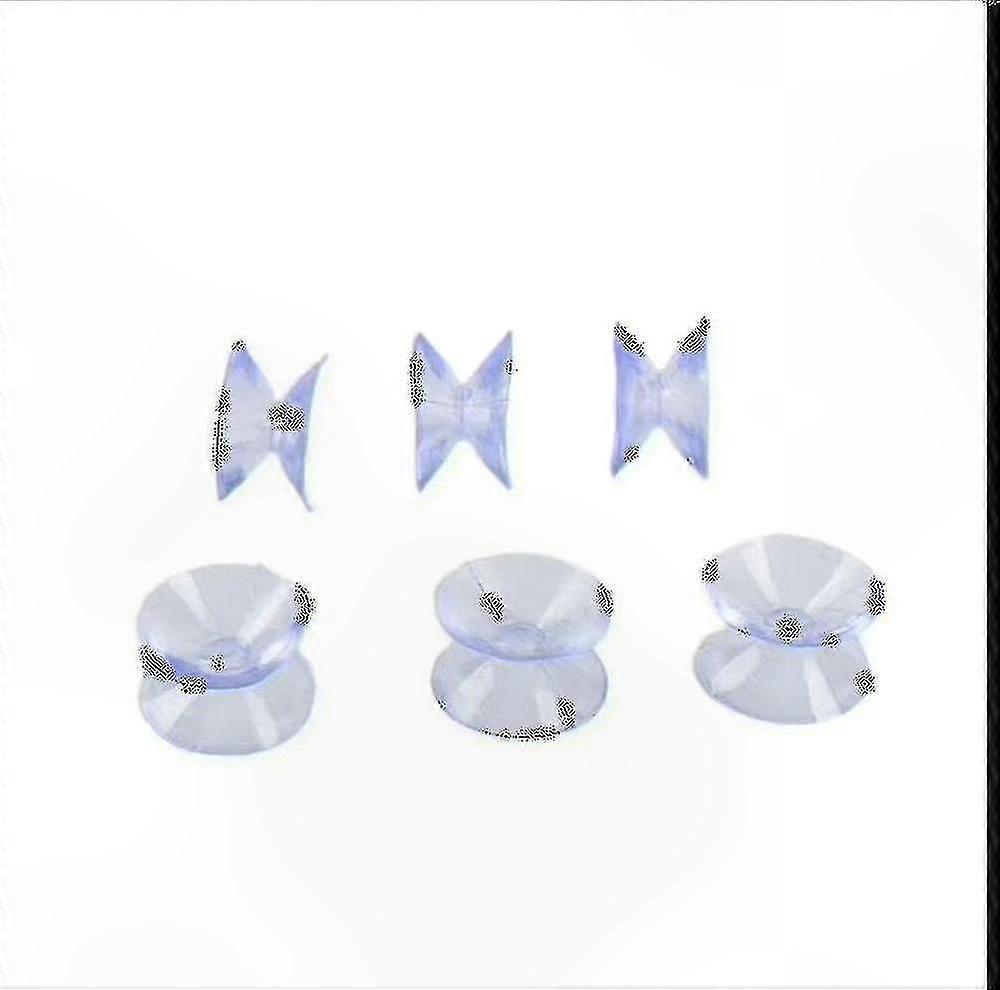 30-Pack Double-Sided Suction Cups for Glass and Plastic Surfaces