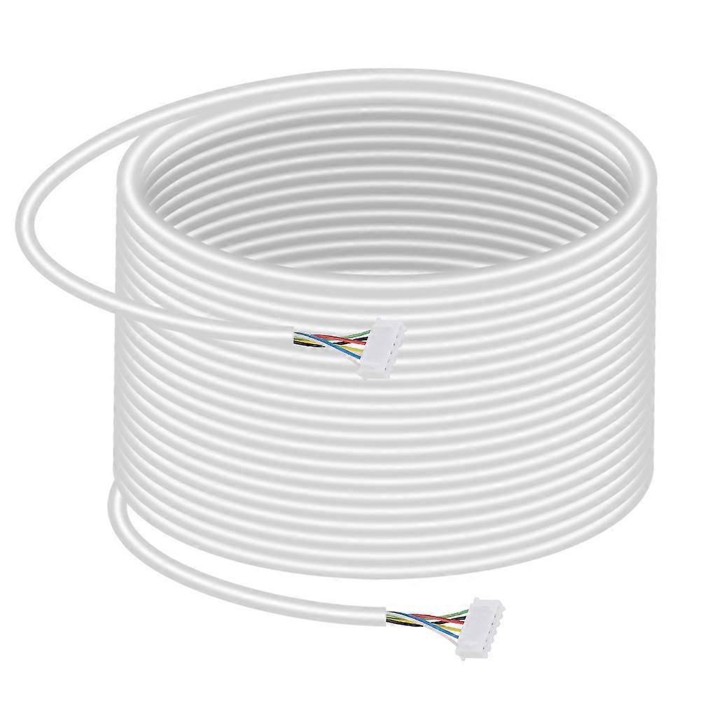 6-Core 20m 0.3mm Round Flexible Copper Cable For Video Door Phone Intercom System