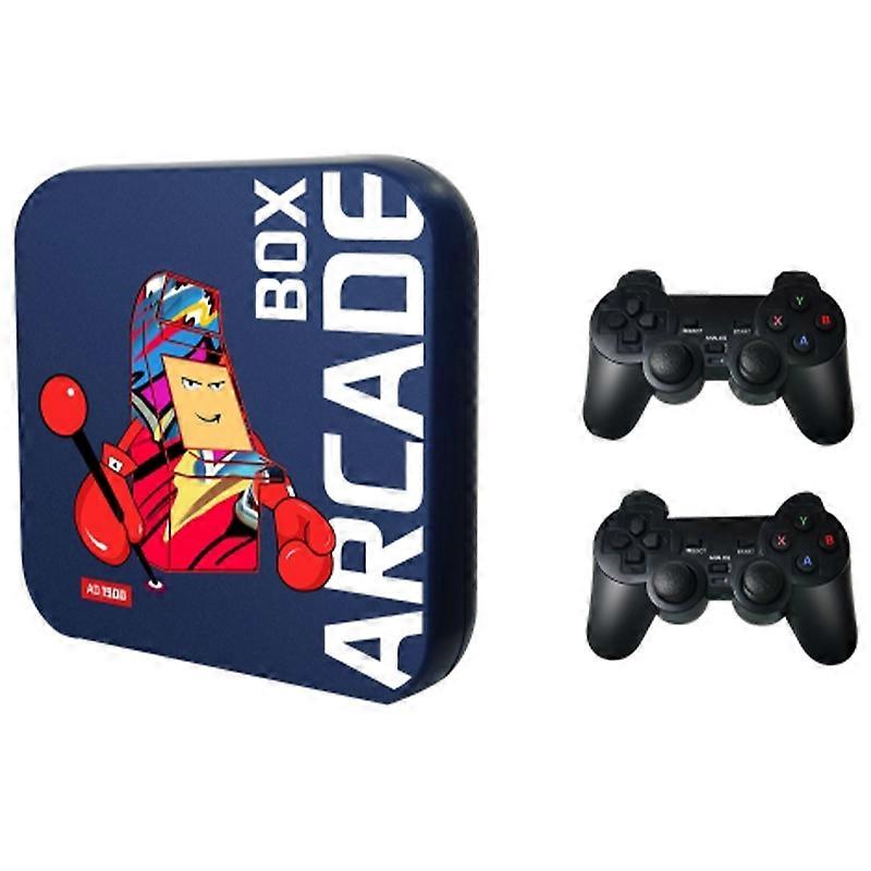 ARCADE BOX 128G 3D Video Game Stick 2 Wireless Controller Retro Game Console Built-in 40000 Games