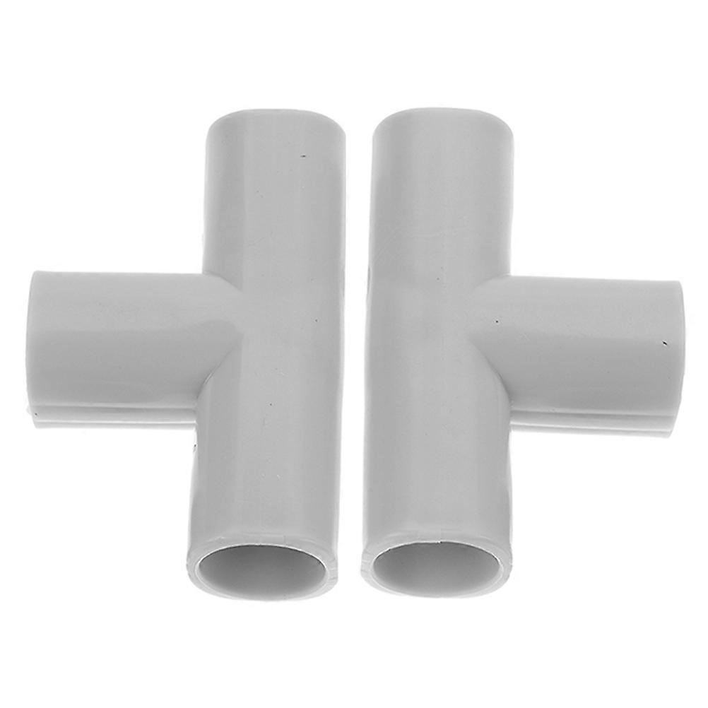 Playpen Plastic Pipe Connectors Tee Joint Fittings for 10Pcs
