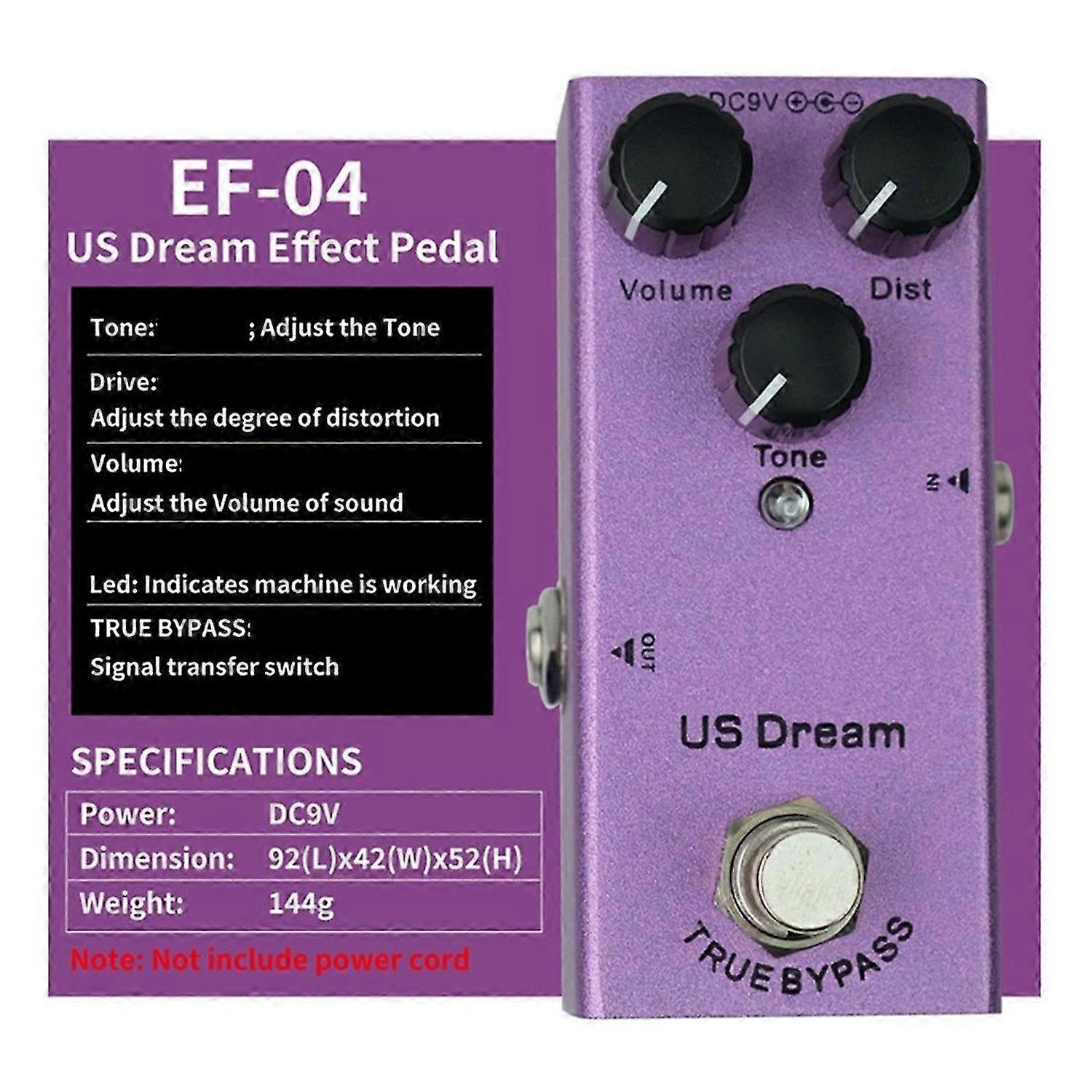 Electric Guitar Effects Pedal Mini US Dream