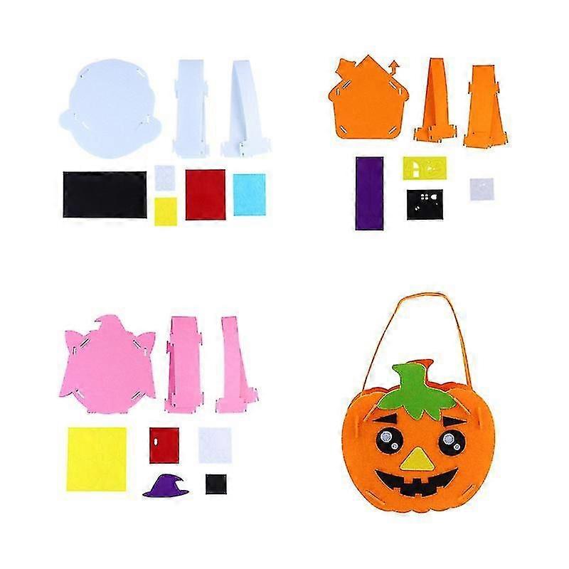 4 قطع هالوين هدية الحقائب لزينة هالوين