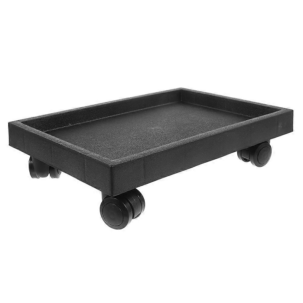 Plant Tray Rolling Planter Holder for Moving 3Pcs Flowerpot Tray with Wheels