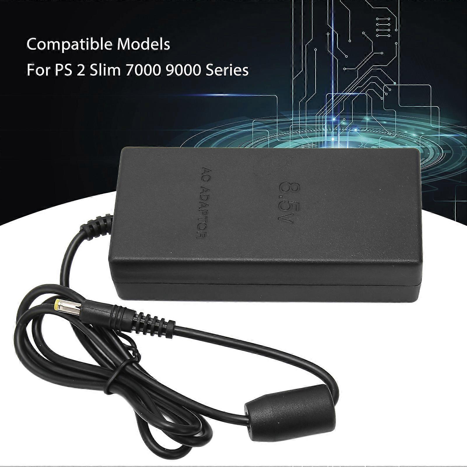 Power Supply for PS2 Replacement Plug and Play AC Adapter Charger Cable Cord for PS2 Slim 70000 9000 Console 100240V US Plug