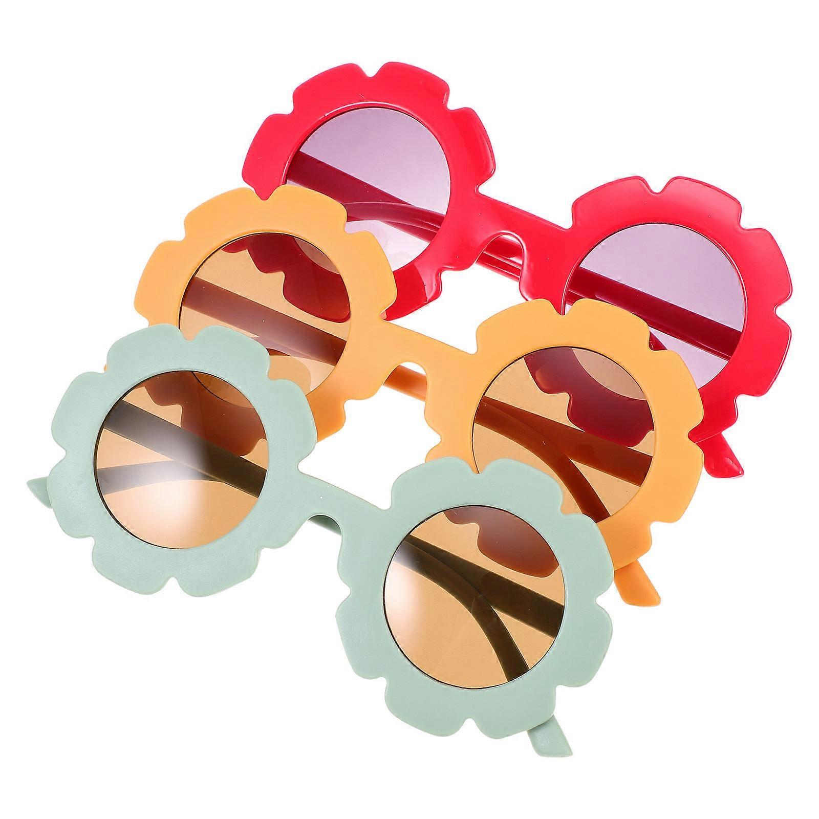 Funny Sunglasses for Toddler Party Use 6Pairs Sunflower Glasses
