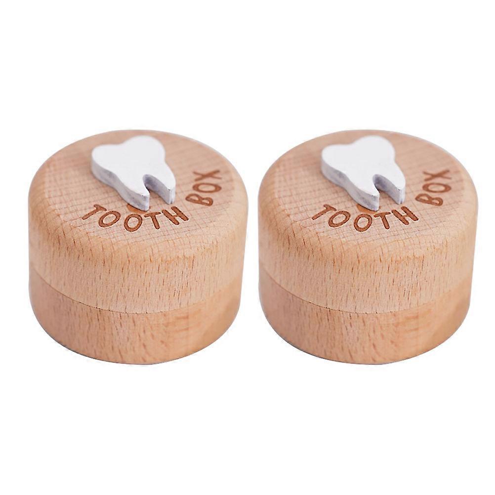 Fetal Hair Saver Keepsake Box 6 Pcs Designed for Baby and Children with Excellent Sealing for Long-term Preservation in Simple Wooden Style