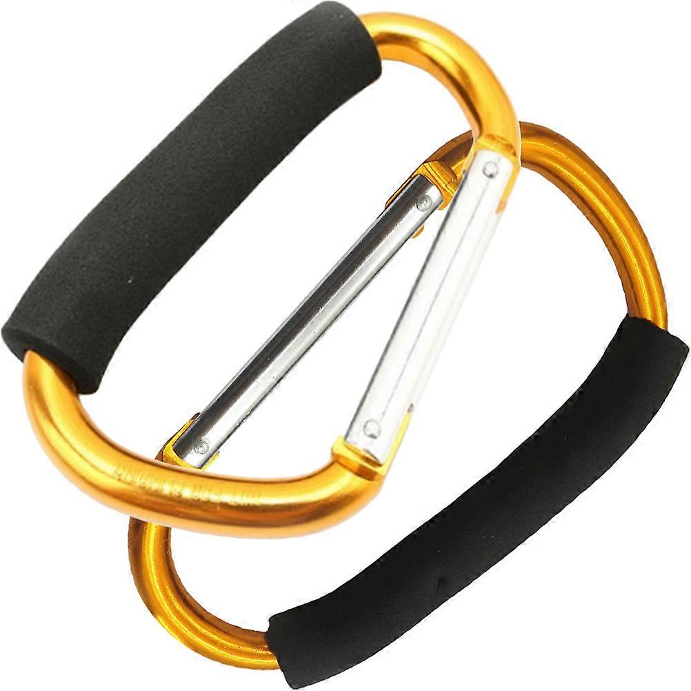Shoe Carrier Hooks 2Pcs Golden Alloy Roller Skate Hooks Ideal For Adults And Children In Outdoor Activities
