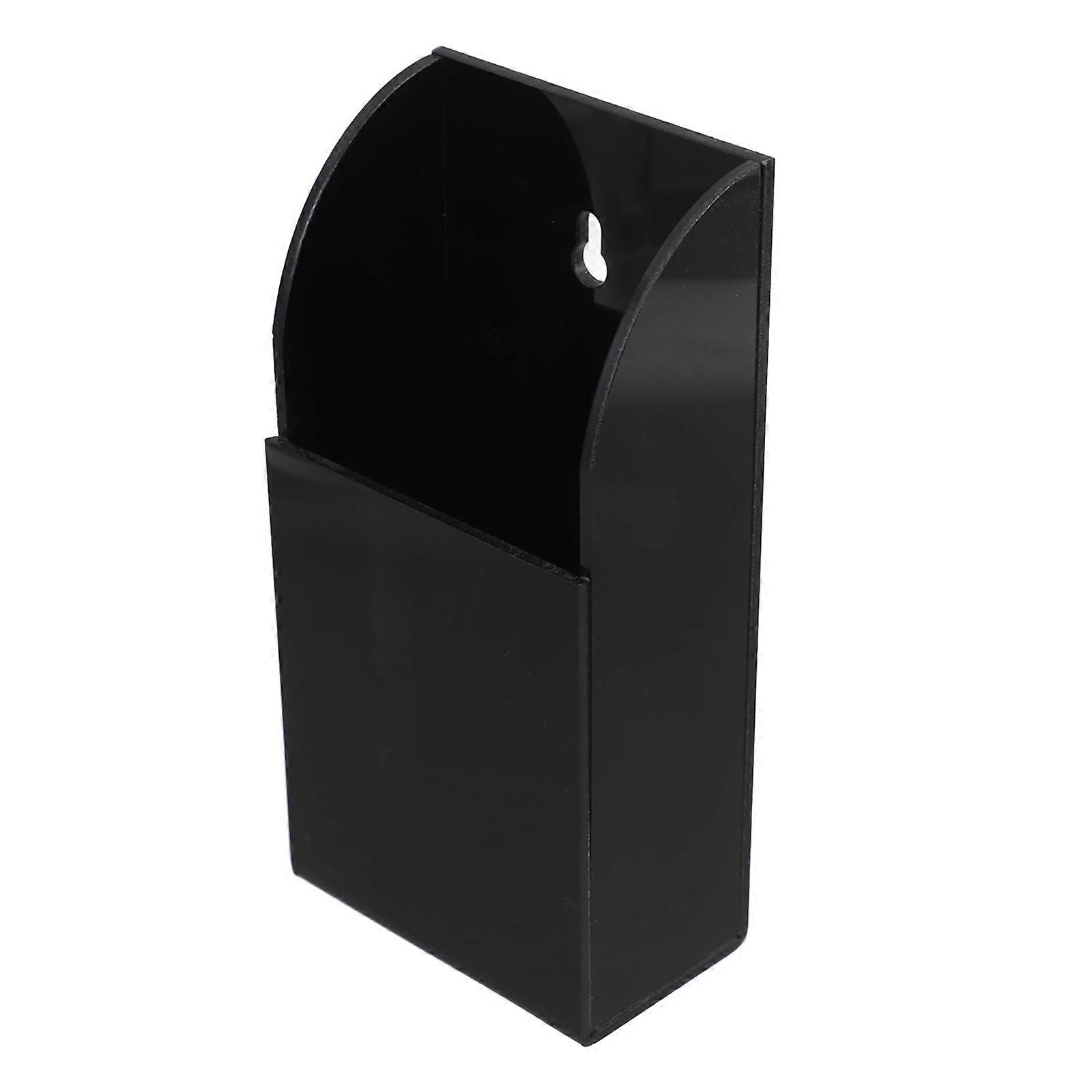 Wall Mounted Storage Holder For Home Organization 5Pcs Remote Controller Box Rectangular Design