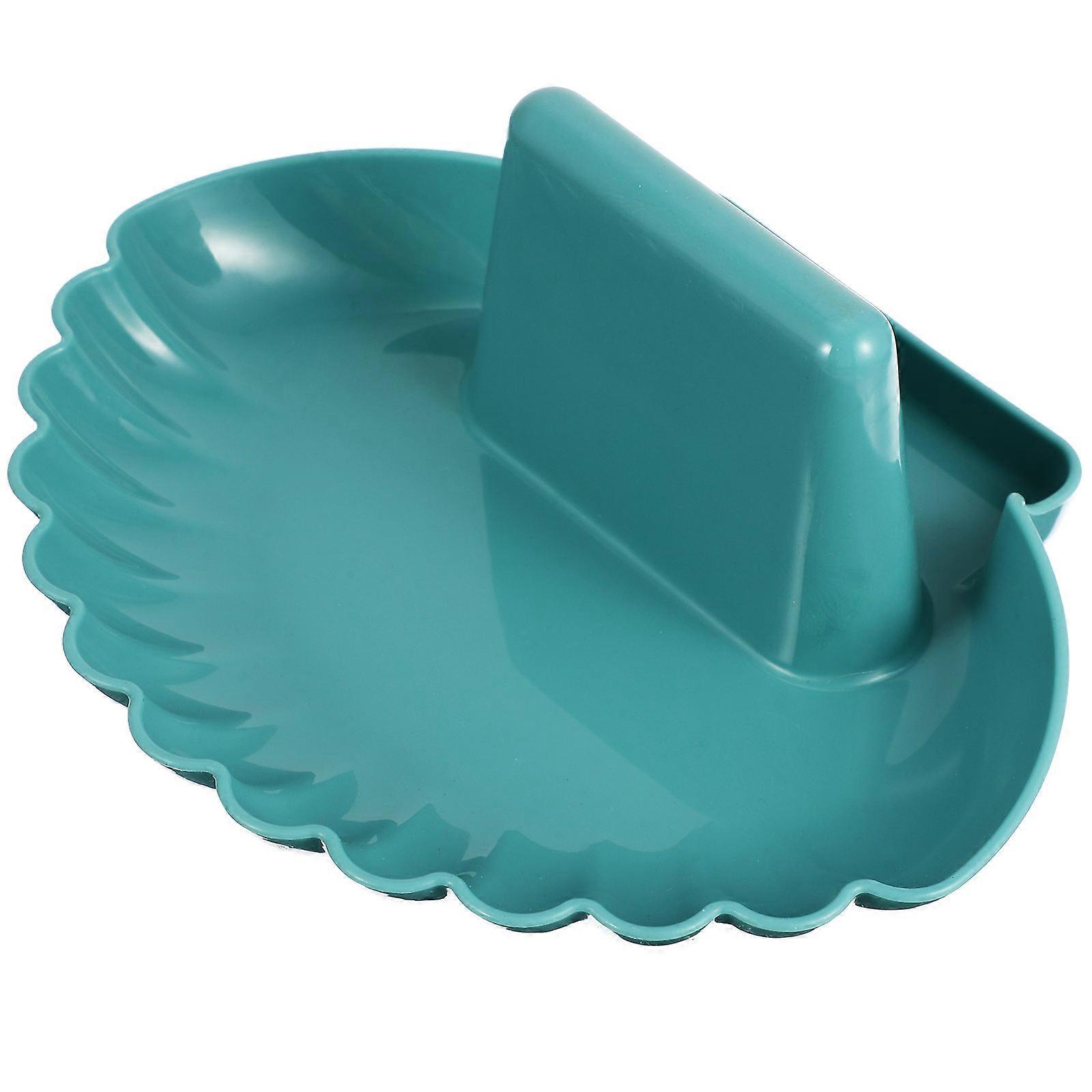 Multi-Function Spoon Rest Pot Lid Holder For Kitchen Use With Non-Slip Design And Rectangular Shape In Green 5Pcs