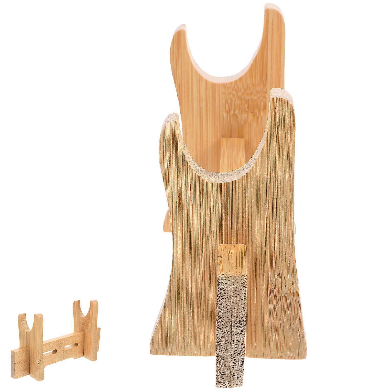 Cutter Rack Bamboo Holder for Kitchen 3Pcs Organizer